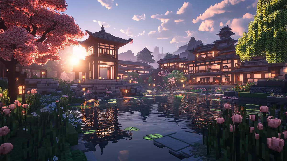 Minecraft Images: Asian Houses