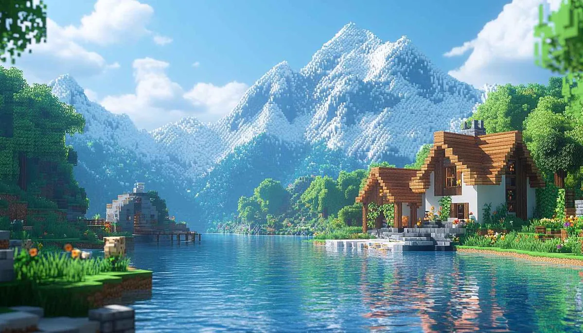 Minecraft Images: Lake House